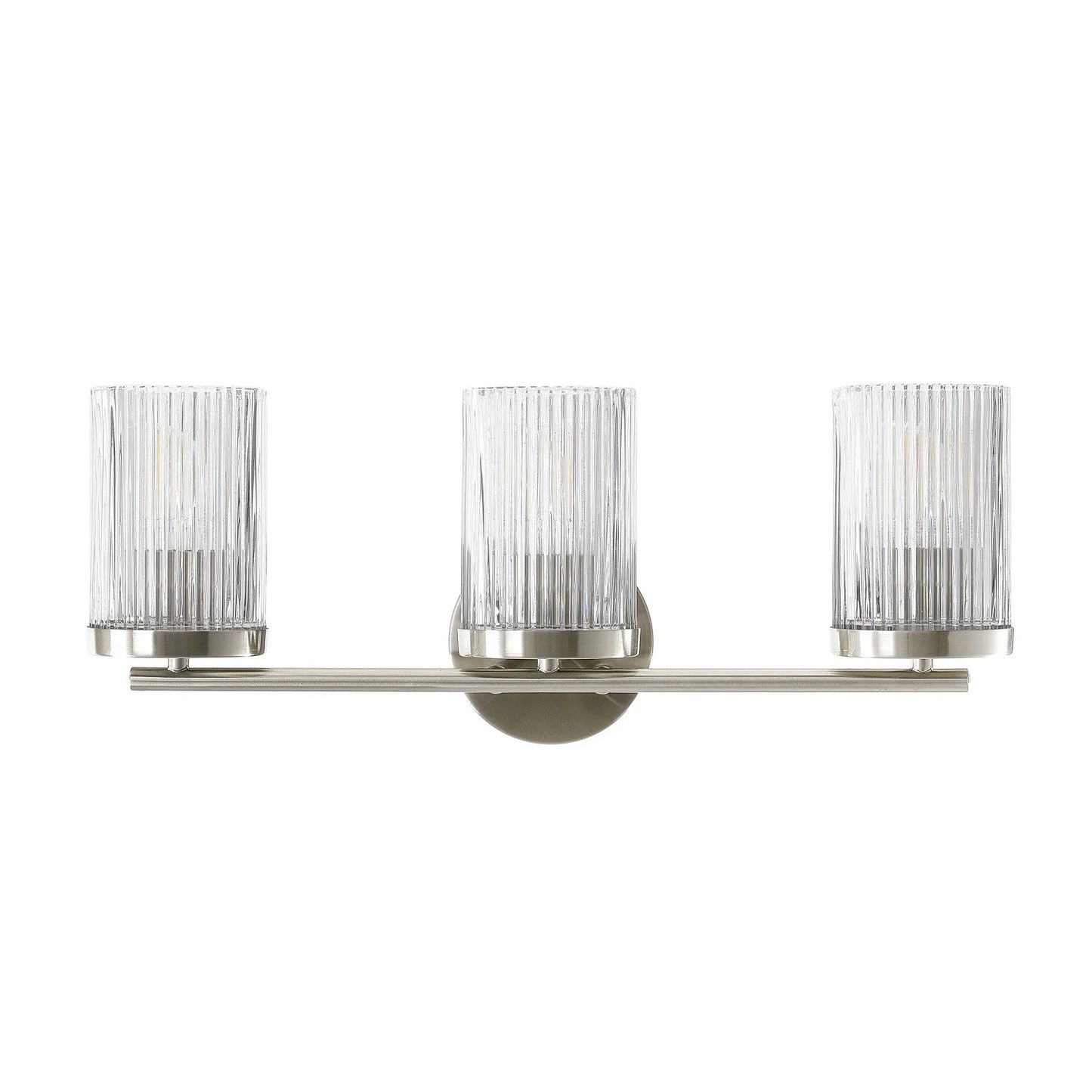 Ruee Appliances 3 Light Vanity Bar, Brushed Nickel Finish