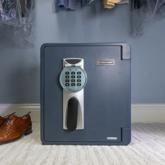 First Alert 0.94 cu. ft. Digital Ready-Seal Waterproof Fire Resistant Safe - Open Box