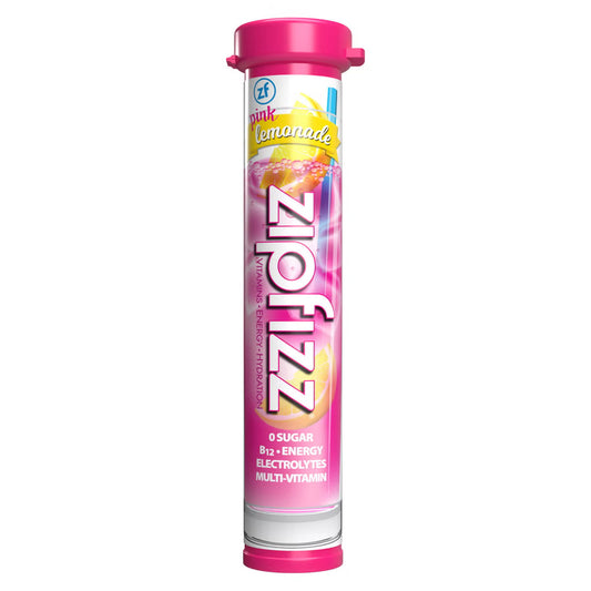 Zipfizz Multi-Vitamin Energy Hydration Drink Mix, Pink Lemon, 30 Tubes