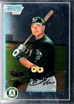 2010 Bowman Chrome Prospects #BCP61 Josh Donaldson Oakland Athletics