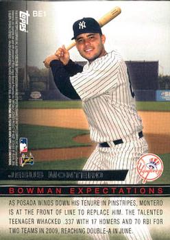 2010 Bowman Bowman Expectations #BE1 - Jorge Posada / Jesus Montero - New York Yankees