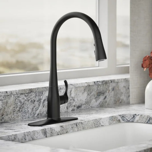 Kohler Simplice Pull-down Kitchen Faucet Black