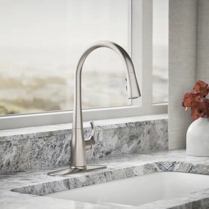 Kohler Simplice Pull-down Kitchen Faucet Stainless Steel