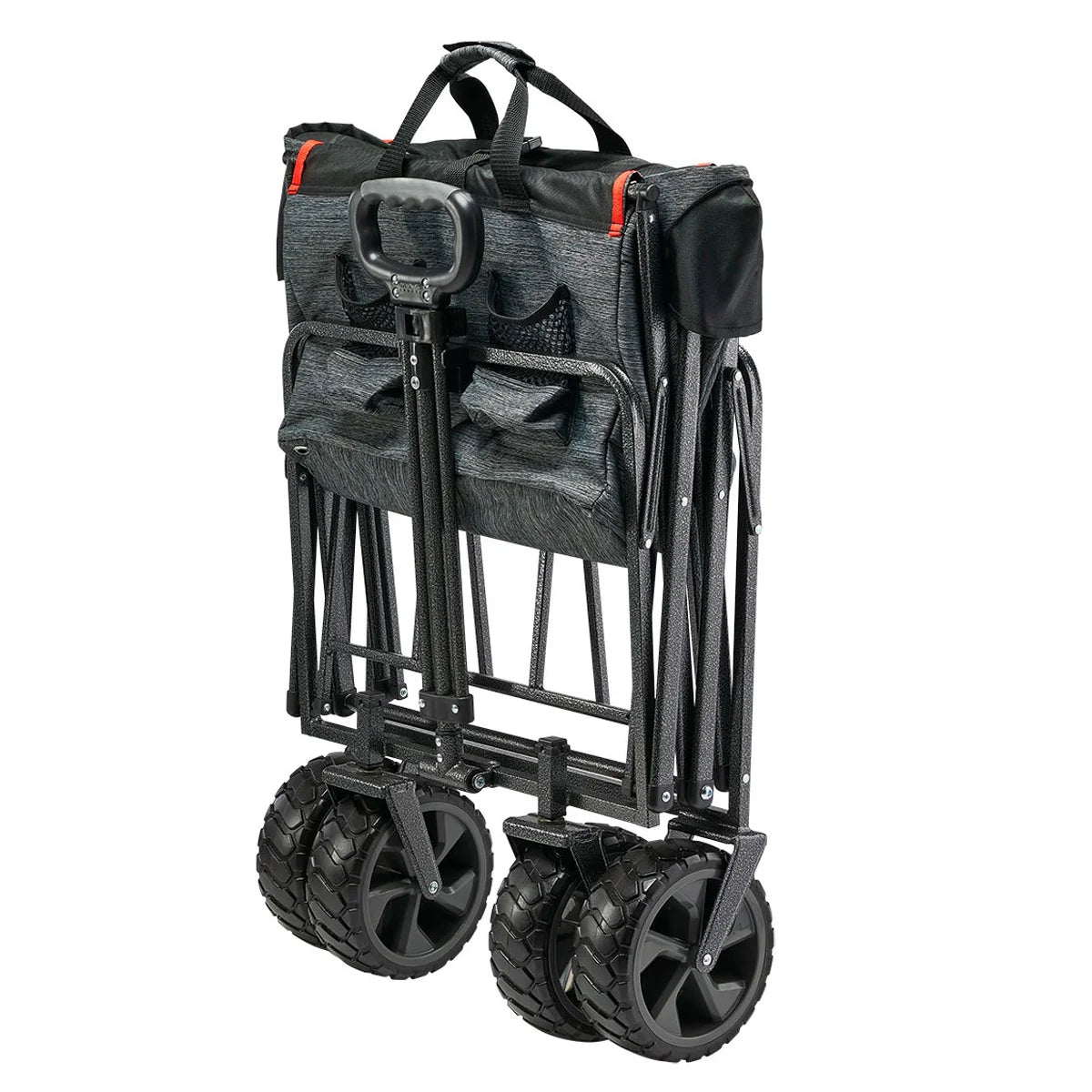 Mac Sports XL Folding Wagon with Cargo Net, Gray - Open Box