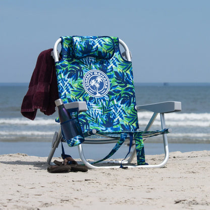 Tommy Bahama Beach Chair - Blue Leaves