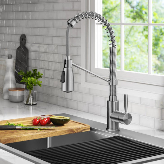 Delta Pull-Down High-Arc Single-Handle Kitchen Faucet