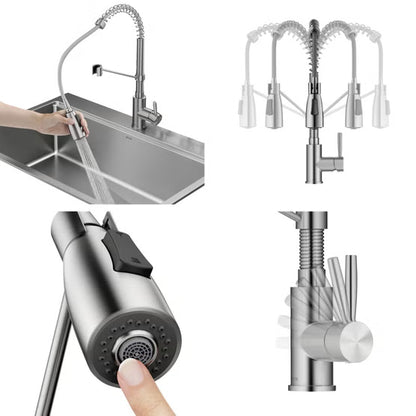 Delta Pull-Down High-Arc Single-Handle Kitchen Faucet