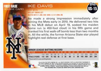 2010 Topps Update Ike Davis RC US-15 New York Mets