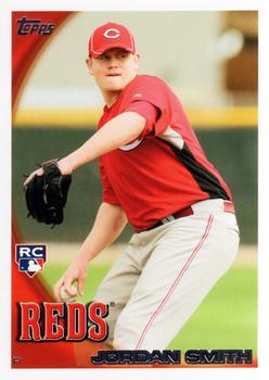 2010 Topps Update Jordan Smith RC US-53 Cincinnati Reds