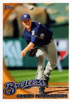2010 Topps Update Chris Narveson US-62 Milwaukee Brewers