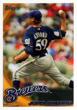 2010 Topps Update John Axford RC US-77 Milwaukee Brewers