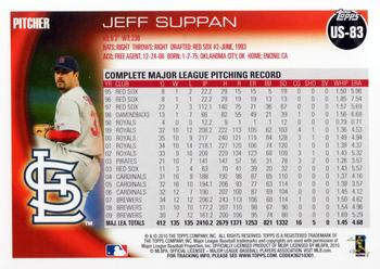 2010 Topps Update Jeff Suppan US-83 St. Louis Cardinals