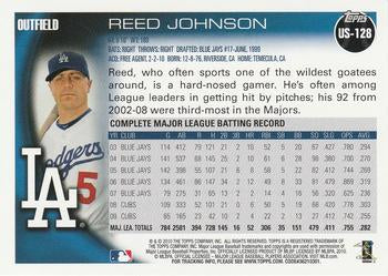 2010 Topps Update Reed Johnson US-128 Los Angeles Dodgers