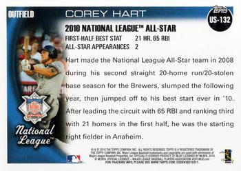 2010 Topps Update Corey Hart AS US-132 Milwaukee Brewers