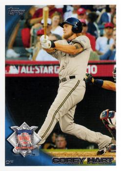 2010 Topps Update Corey Hart AS US-132 Milwaukee Brewers