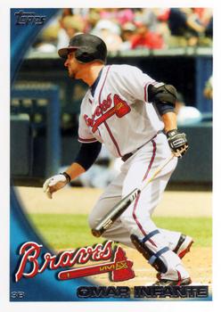 2010 Topps Update Omar Infante US-165 Atlanta Braves