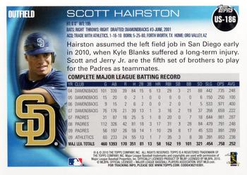 2010 Topps Update Scott Hairston US-186 San Diego Padres
