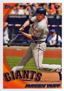 2010 Topps Update Aubrey Huff US-196 San Francisco Giants