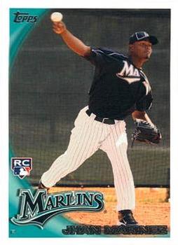 2010 Topps Update Jhan Marinez RC US-237 Florida Marlins