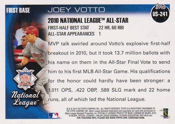 2010 Topps Update Joey Votto AS US-241 Cincinnati Reds