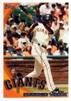 2010 Topps Update Eugenio Velez US-267 San Francisco Giants