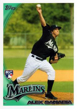 2010 Topps Update Alex Sanabia RC US-287 Florida Marlins