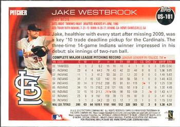 2010 Topps Update Jake Westbrook US-101 St. Louis Cardinals