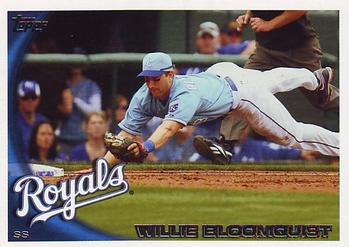 2010 Topps Update Willie Bloomquist US-111 Kansas City Royals
