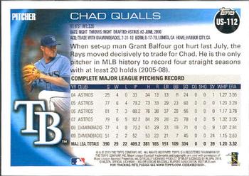 2010 Topps Update Chad Qualls US-112 Tampa Bay Rays