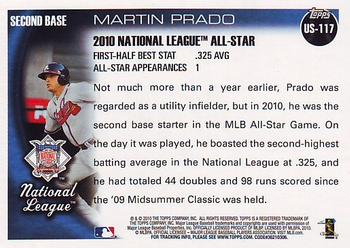 2010 Topps Update Martin Prado AS US-117 Atlanta Braves
