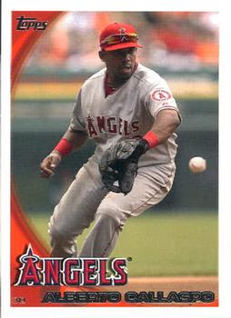 2010 Topps Update Alberto Callaspo US-123 Los Angeles Angels