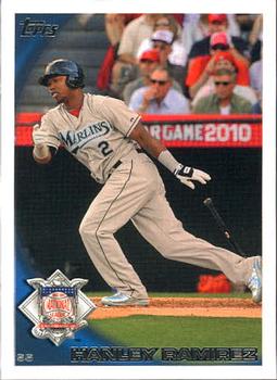 2010 Topps Update Hanley Ramirez AS US-150 Florida Marlins