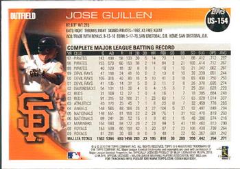 2010 Topps Update Jose Guillen US-154 San Francisco Giants