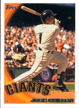 2010 Topps Update Jose Guillen US-154 San Francisco Giants