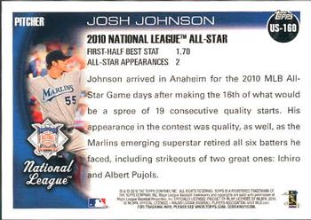 2010 Topps Update Josh Johnson AS US-160 Florida Marlins