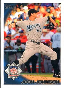 2010 Topps Update Josh Johnson AS US-160 Florida Marlins