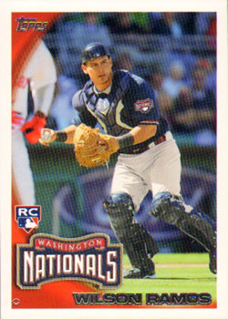 2010 Topps Update Wilson Ramos RC US-168 Washington Nationals