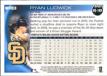 2010 Topps Update Ryan Ludwick US-169 San Diego Padres