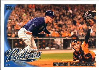 2010 Topps Update Ryan Ludwick US-169 San Diego Padres