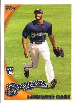 2010 Topps Update Lorenzo Cain RC US-173 Milwaukee Brewers