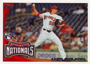 2010 Topps Update Luis Atilano RC US-183 Washington Nationals