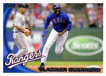 2010 Topps Update Vladimir Guerrero US-1 Texas Rangers
