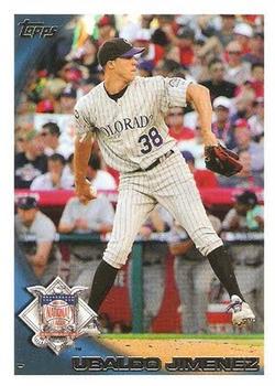 2010 Topps Update Ubaldo Jimenez AS US-210 Colorado Rockies