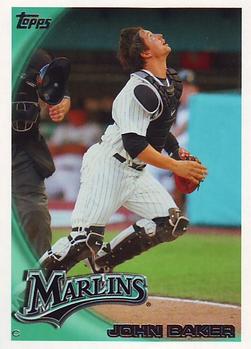2010 Topps Update John Baker US-216 Florida Marlins
