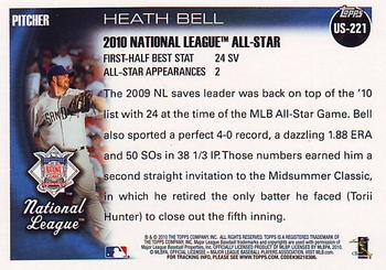 2010 Topps Update Heath Bell AS US-221 San Diego Padres