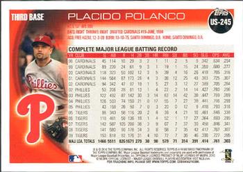 2010 Topps Update Placido Polanco US-245 Philadelphia Phillies