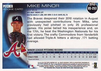 2010 Topps Update Mike Minor RC US-253 Atlanta Braves