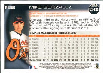 2010 Topps Update Mike Gonzalez US-256 Baltimore Orioles