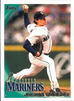 2010 Topps Update Jason Vargas US-261 Seattle Mariners