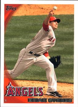 2010 Topps Update Brian Stokes US-272 Los Angeles Angels